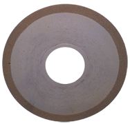 6 x 1 x 1-1/4'' - 1/8'' Abrasive Depth - 150 Grit - 1/4 Rim CBN Dish Wheel - Type D12A2 - Exact Tooling