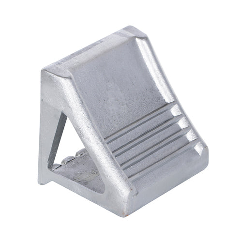 Molded Cast Steel Wheel Chock 8 × 8.5 × 7 - Exact Tooling