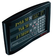 10" x 100" 2-Axis Digital Lathe Package Includes: DP700 led display console; one 10" micosyn & one 100" spherosyn scale with reader heads; scale support brackets; lathe brackets kit; headstock display mount - Exact Tooling