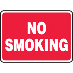 Sign, No Smoking, 7″ × 10″, Vinyl - Exact Tooling