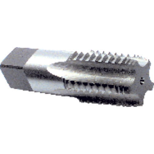 ‎3/8-18 NPT 5 Flute High Speed Steel Interrupted Pipe Tap-Bright Series/List #2113 - Exact Tooling
