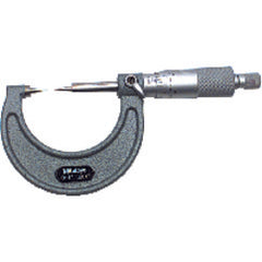 0-1″ Measuring Range-0.001″ Graduation - Ratchet Thimble - Carbide Face - Point Micrometer - Exact Tooling