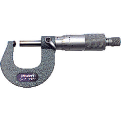 0-1″ Measuring Range-0.0001″ Graduation - Ratchet Thimble - Carbide Face - Digital Ball Anvil & Spindle Micrometer - Exact Tooling