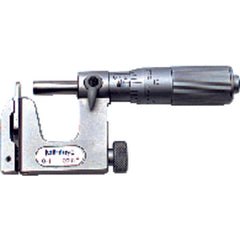 0-1″ Measuring Range-0.0001″ Graduation - Friction Thimble - Carbide Face - Multi- Anvil Micrometer - Exact Tooling