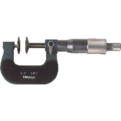 0-1″ Measuring Range-0.001″ Graduation - Ratchet Thimble - High Speed Steel Face - Disc Micrometer - Exact Tooling