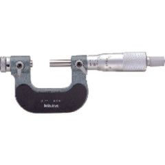0-1″ Measuring Range - Ratchet Thimble - High Speed Steel Face - Interchangeable Anvil Thread Micrometer - Exact Tooling