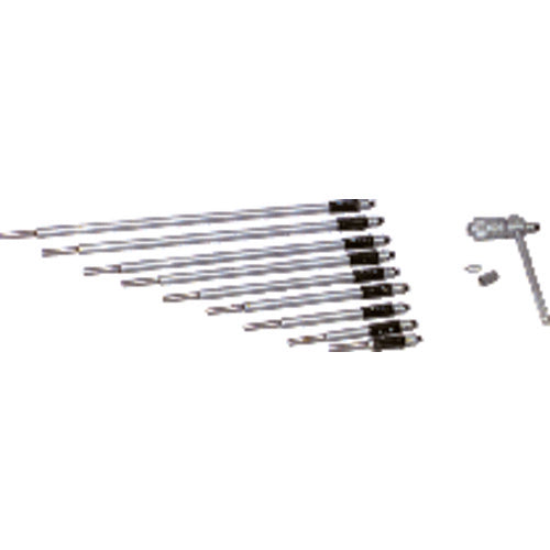 Model 141-122-8″-40″ Range-0.001 Graduation - Hardened & Ground Face - Interchangeable Rod Inside Micrometer - Exact Tooling