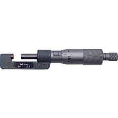 0-1″ Measuring Range-0.001″ Graduation - Ratchet Thimble - Carbide Face - Hub Micrometer - Exact Tooling