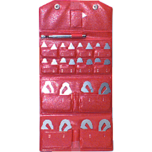 Model 186-901-1/64″-1/2″-25 Pieces - Radius Gage Set - Exact Tooling