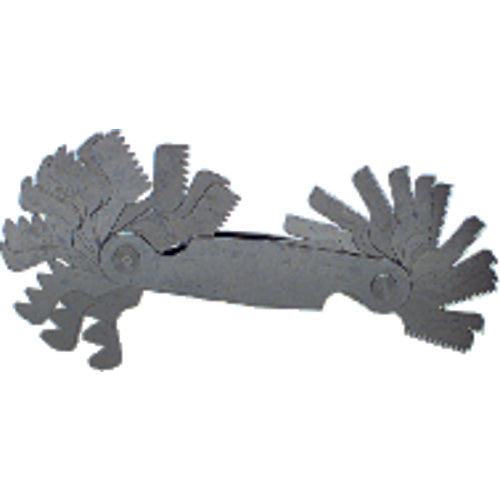 Model 188-121-18 Leaves-0.4 mm to 7 mm Pitch - Screw Pitch Gage - Exact Tooling