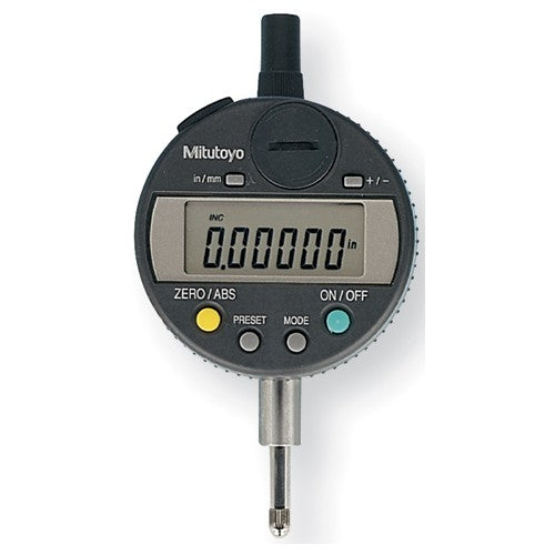 Electronic Indicator - 0.0″-5.0″ / 0.0″-12.7 mm Total Range-0.0005″/0.01 mm Resolution - With Absolute Encoder/Flat Back - Exact Tooling