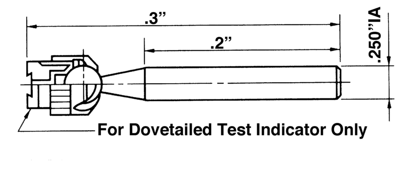 .080 Fits Quik-Set Indicators - Contact Point - Exact Tooling