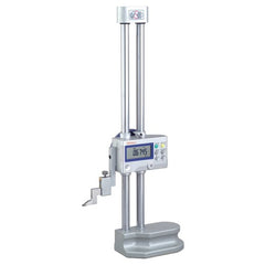 Electronic Twin Beam Height Gage w / SPC Output - 12″ / 300 mm-0.0005″ / 0.01 mm Resolution - Exact Tooling