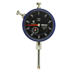 Dial Indicator - 2.0″ Total Range-0-100 Dial Reading - AGD 2 - Exact Tooling