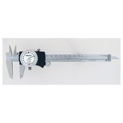 ‎0-8″ Range - Dial Caliper White Face - 0.001″ Graduation - Exact Tooling