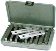 #52-437-250 - 9 Piece Set - 3/4 to 1-3/4'' - Parallel Set - Exact Tooling