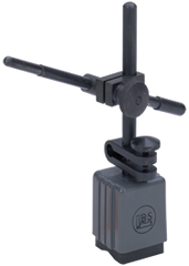 #599-7763 - Mini Mag Stand with Fine Adjustment - 1-1/4 x 1-1/4 x 1-3/4" Base Size - Magnetic Base Indicator Holder - Exact Tooling