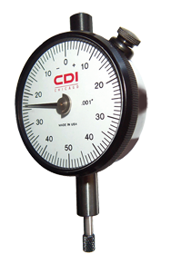.250 Total Range - 0-100 Dial Reading - AGD 2 Dial Indicator - Exact Tooling