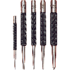 Starrett Center Punch - Model No 117C; 1/8″ Tip Diameter; 5/16″ Body Diameter - Exact Tooling