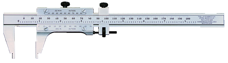 #123Z-6 - 0 - 6'' Measuring Range (.001 Grad.) - Vernier Caliper - Exact Tooling