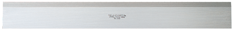 #380-72 - 72'' Long x 3-5/32'' Wide x 9/32'' Thick - Steel Straight Edge-No Bevel; No Graduations - Exact Tooling