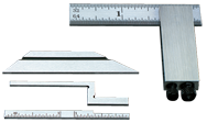 #453C - 2-1/2'' Length - Die Maker's Square with 32nds & 64ths Graduations - Exact Tooling