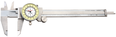 #1202F-6 -  0 - 6'' Measuring Range (.001 Grad.) - Dial Caliper - Exact Tooling