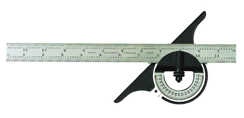 12-12-4R PROTRACTOR W/BLADE - Exact Tooling