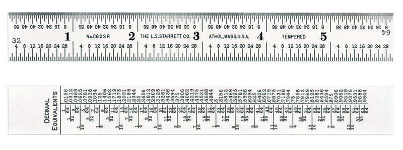 C622R-6 SCALE RULE - Exact Tooling