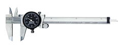 #B120A-6 - 0 - 6'' Measuring Range (.001 Grad.) - Dial Caliper - Exact Tooling