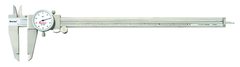 #120MZ-300 - 0 - 300mm Measuring Range (0.02mm Grad.) - Dial Caliper with Certification - Exact Tooling