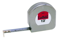 #C9212 - 1/2" x 12' - Chrome Clad Mezurall Measuring Tape - Exact Tooling
