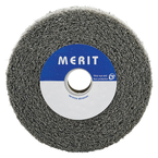 6 x 1 x 1" - Fine Grit - Silicon Carbide - Clean & Finish Convolute Wheel - Exact Tooling