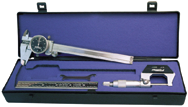 Kit Contains: 0-1" Micrometer; 6" Black Face Dial Caliper; 6" Flexible EZ Read 4R Rule; Protective Case - Machinist Universal Measuring Set - Exact Tooling