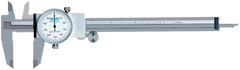 0 - 6'' Measuring Range (.001" Grad.) - Shockproof Steel Dial Caliper - #52-008-707 - Exact Tooling