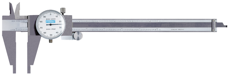 0 - 12'' Measuring Range (.001" Grad.) - Dial Caliper - #52-025-112 - Exact Tooling