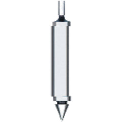 Combo Edge & Center Finder - Model 52–575–025 - Double End–1/2″ Shank–0.200″ x Point Tip - Exact Tooling