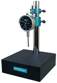 Kit Contains: Granite Base & 1" Travel Indicator; .001" Graduation; 0-100 Reading - Granite Stand with Dial Indicator - Exact Tooling