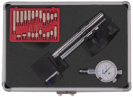 Kit Contains: Noga Mini Mag Base; AGD Group 1 Indicator; 22-Piece Contact Point Set In Aluminum Case - Mini Mag Set - Exact Tooling
