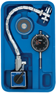 Kit Contains: AGD Indicator; Flex Arm Mag Base; Magnetic Indicator Back In Case - Chrome Flex Mag Set - Exact Tooling