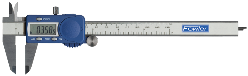 0 - 12" / 0 - 300mm Measuring Range (.0005" / .01mm Res.) - Xtra-Value Electronic Caliper - Exact Tooling