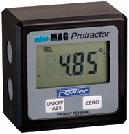 #54-422-450-1 - 360° (4 x 90°) Measuring Range - Mini-Mag Protractor - Exact Tooling