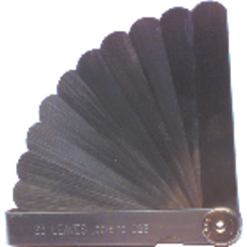 Tapered Thickness Gage - Model 5026-T-26 Leaf-0.0015″ to 0.025″ Range - Exact Tooling