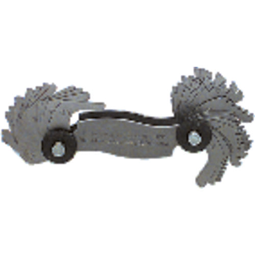 Model 5642–30 Leaves–4 to 42 Pitch - Screw Pitch Gage - Exact Tooling