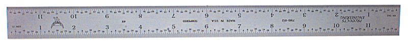 #7188-300 - 300mm - Metric Graduation - Regular - Combination Square Blade - Exact Tooling