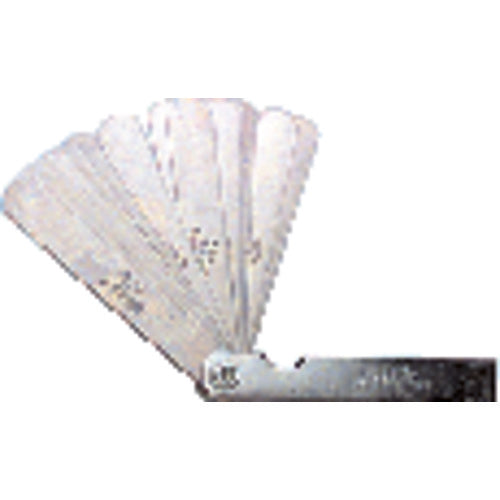 Thickness Gage - 26 Leaf-0.0015″ to 0.025″ Range - Exact Tooling