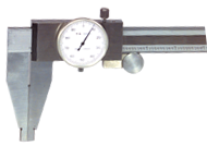 0 - 18'' Measuring Range (.001 Grad.) - Dial Caliper - Exact Tooling