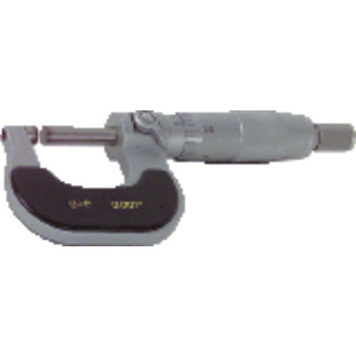 0-1″ Measuring Range-0.001″ Graduation - Ratchet Thimble - Carbide Face - Outside Micrometer - Exact Tooling