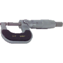 0-1″ Measuring Range-0.001″ Graduation - Ratchet Thimble - Carbide Face - Outside Micrometer - Exact Tooling