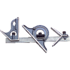 2 Pieces Combination Square Set - Model CS122-12″ - Exact Tooling